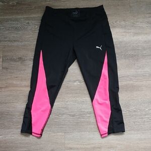 Puma Black and Pink Leggings